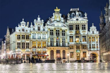 Grand Place at night
