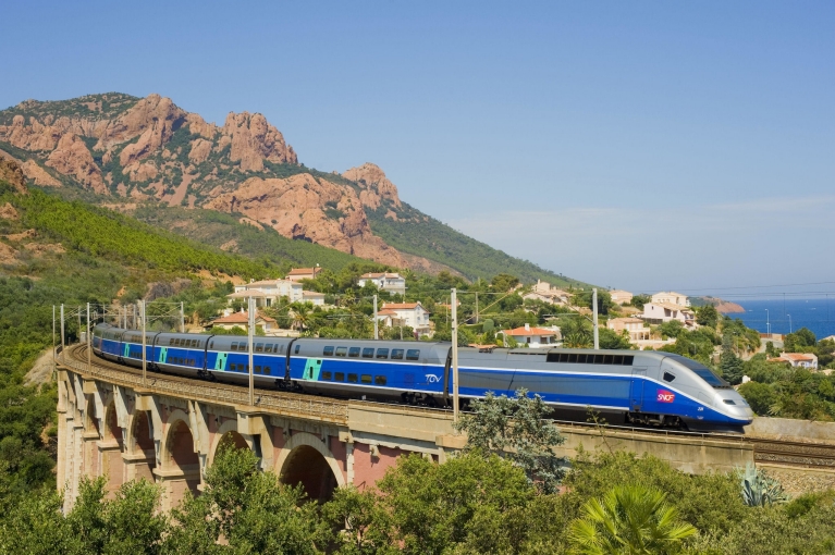 Renfe-SNCF high-speed train