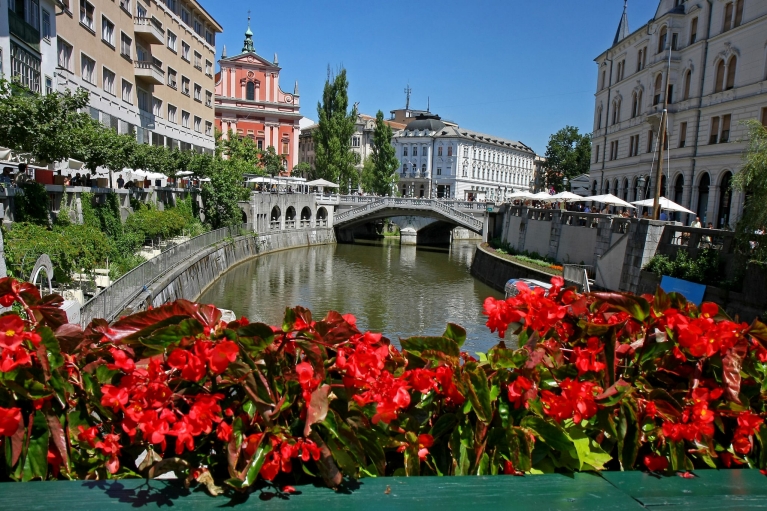 Old town, Ljubljana Slovenia