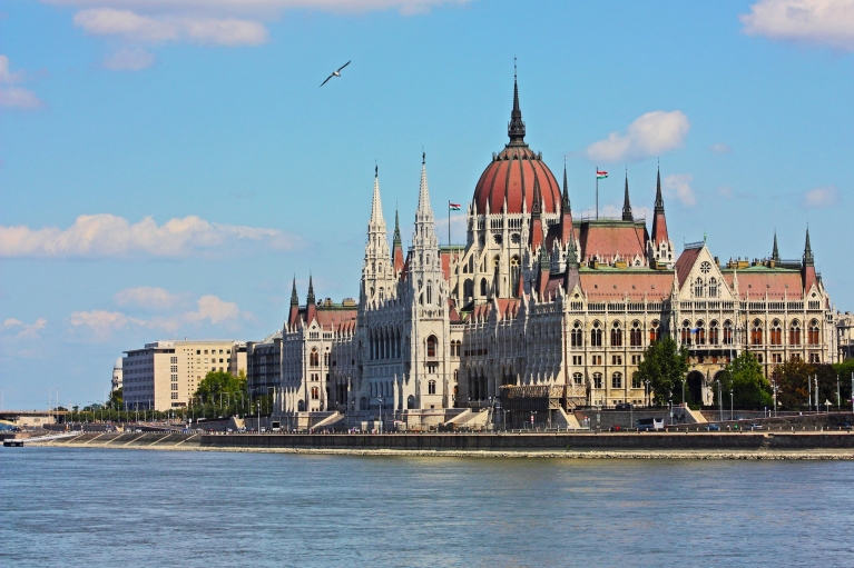 Het Hongaarse Parlement in Boedapest, Hongarije