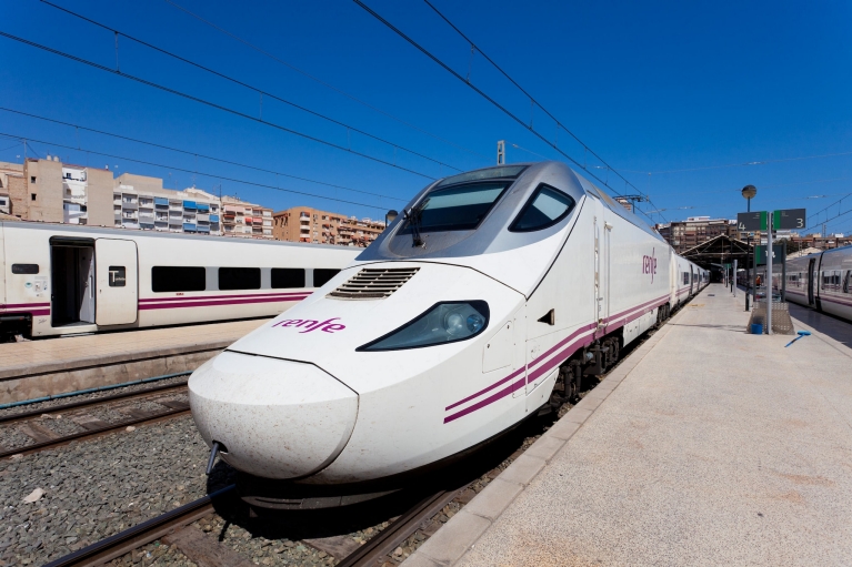 Alvia high-speed train Alicante