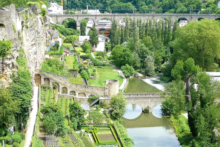 Grundvallei, Luxemburg-stad